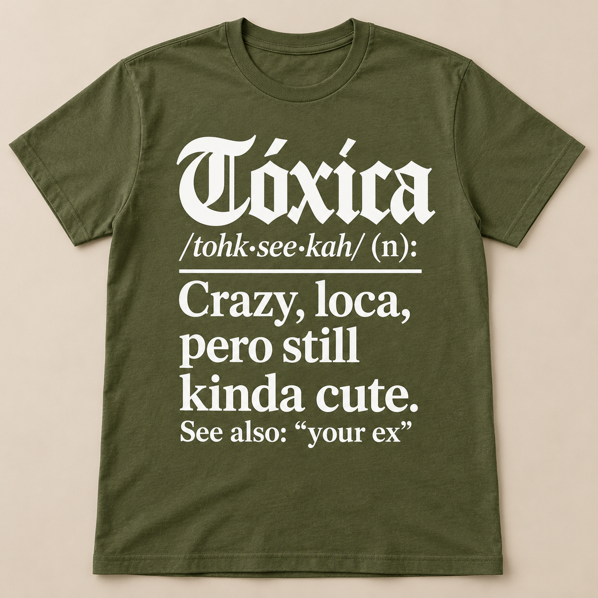 Camiseta Tóxica - Moda Divertida y Atrevida