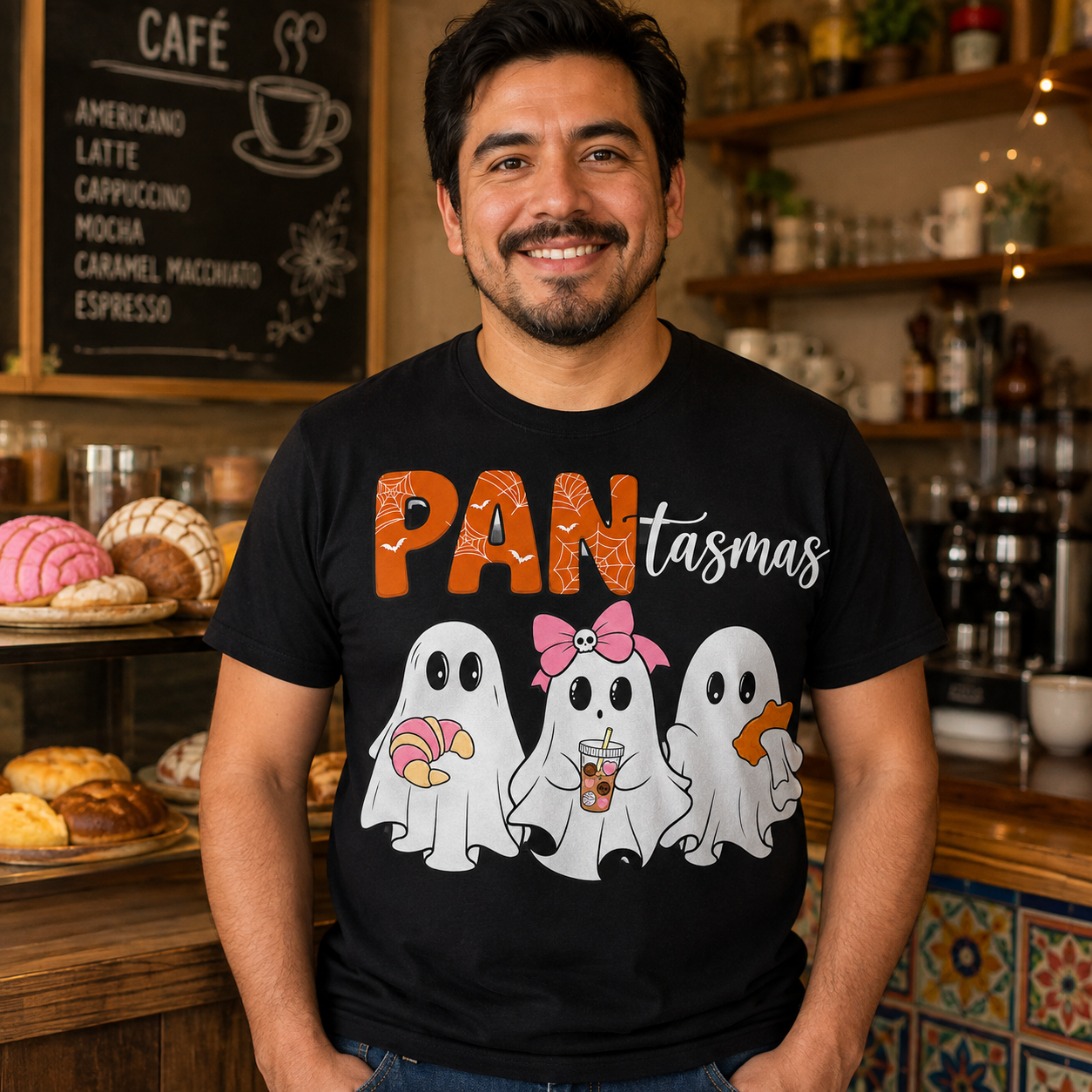 PANtasmas Pan Dulce Ghost Halloween T-Shirt