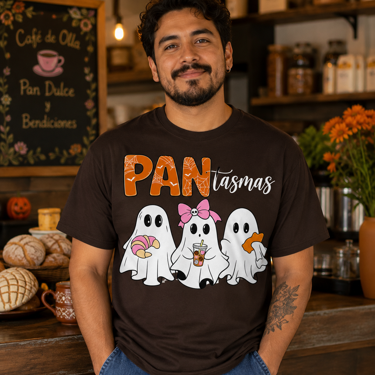 PANtasmas Pan Dulce Ghost Halloween T-Shirt