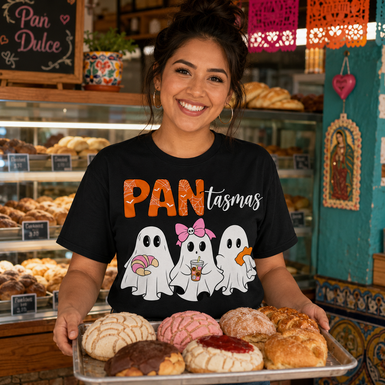 PANtasmas Pan Dulce Ghost Halloween T-Shirt
