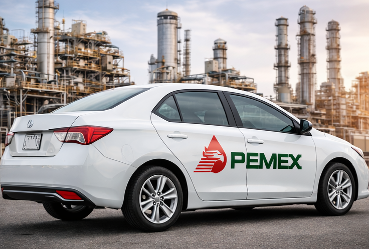 PEMEX Style Vinyl Car Decal
