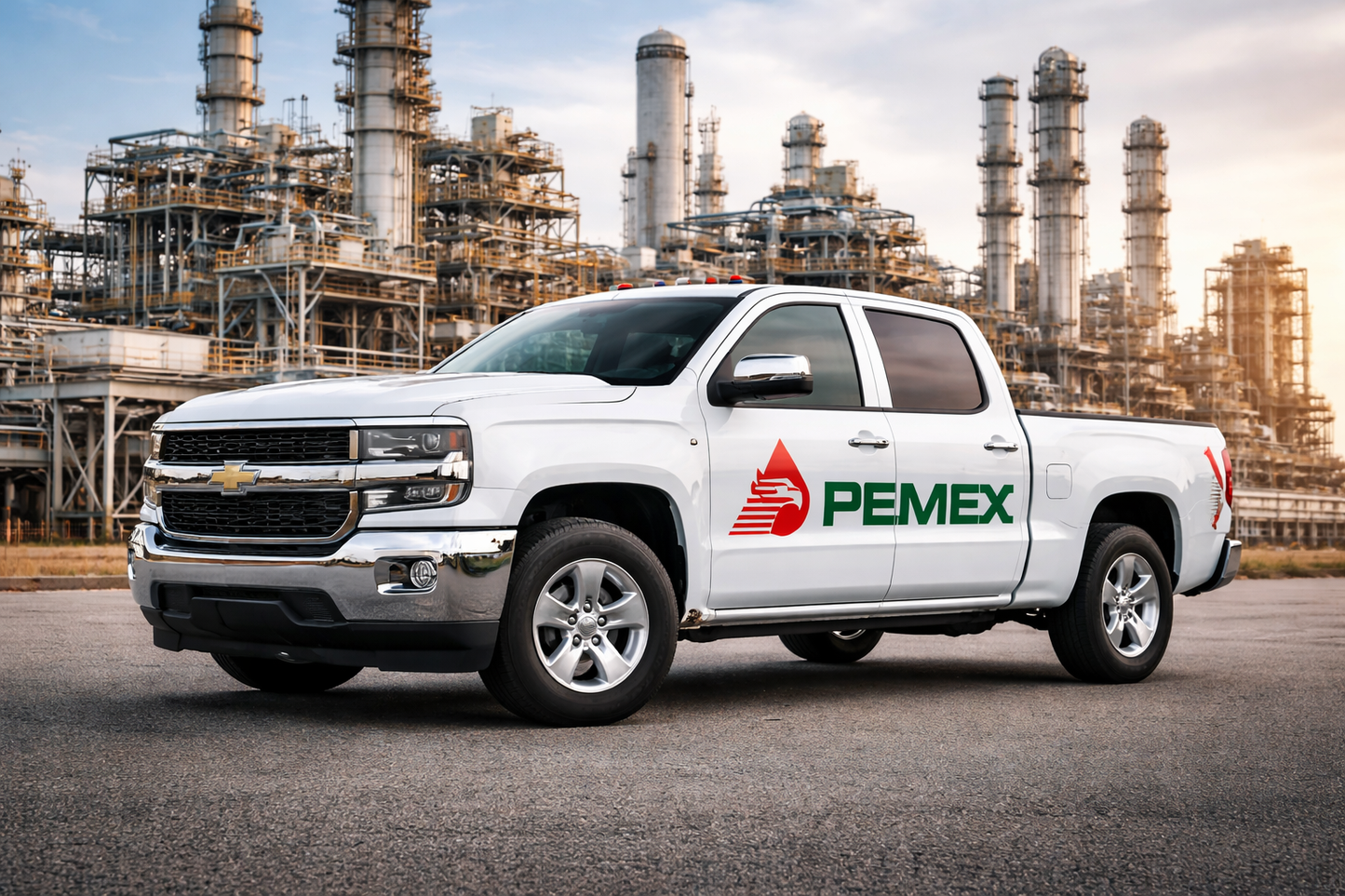 PEMEX Style Vinyl Car Decal