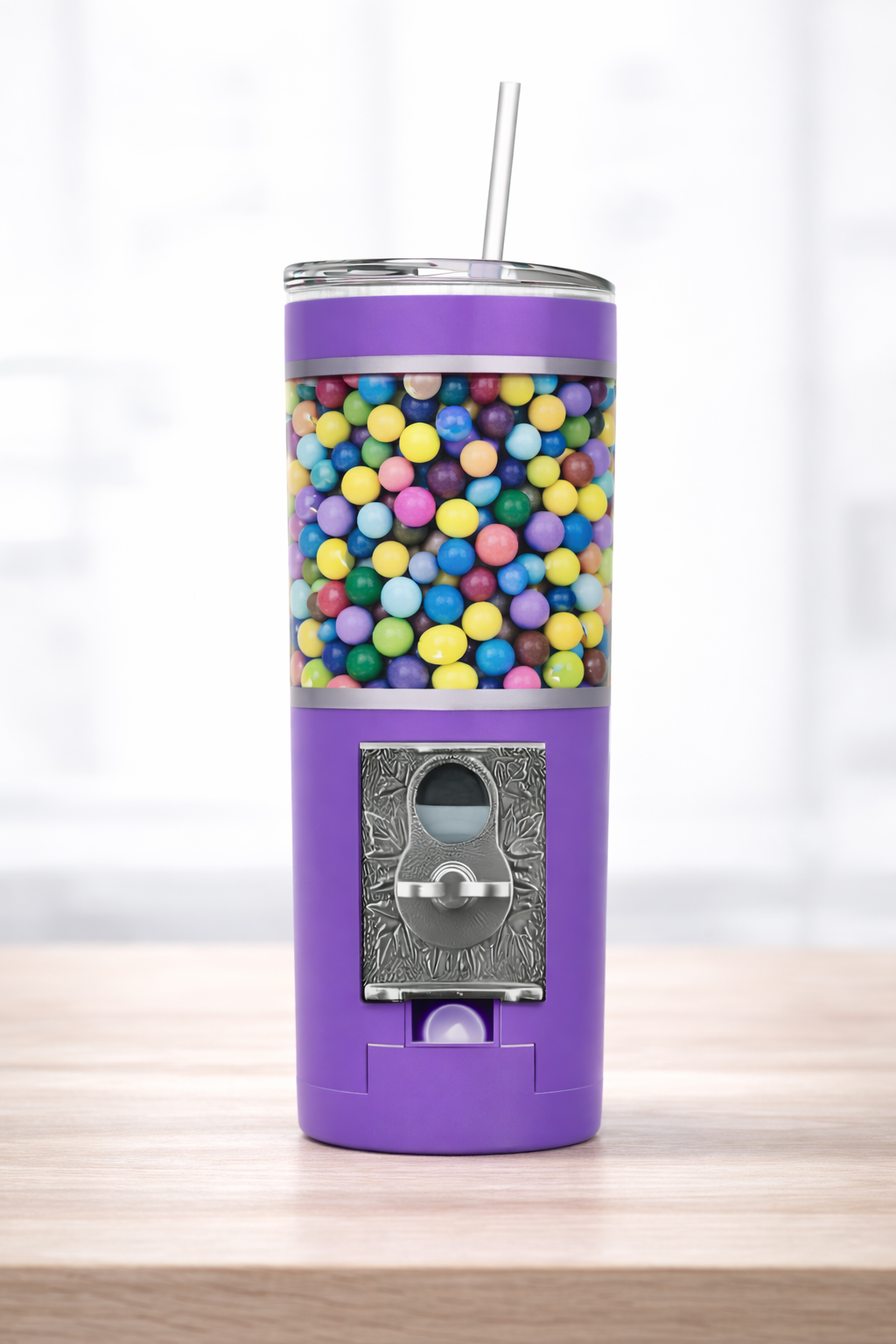 Gumball Retro Candy Machine 20oz Skinny Tumbler