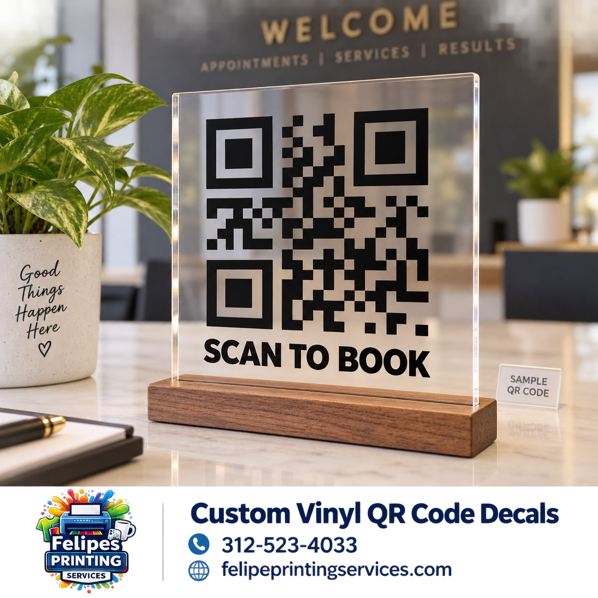 Custom QR Code Design — Website, Booking, Social Media & More