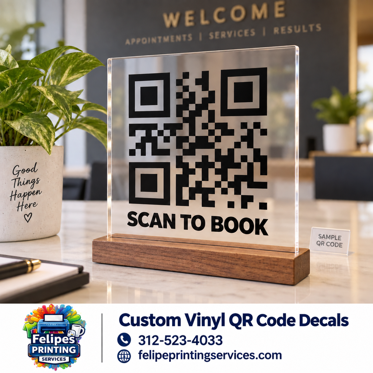 Custom QR Code Design — Website, Booking, Social Media & More