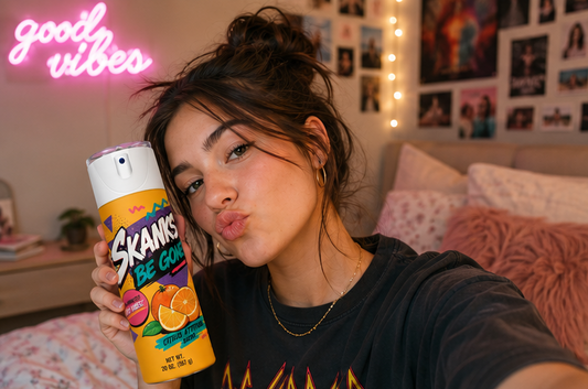 Skanks Be Gone™ 20oz Skinny Tumbler – Retro Citrus Fresh Vibes Cup