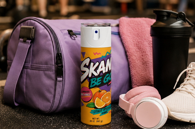 Skanks Be Gone™ 20oz Skinny Tumbler – Retro Citrus Fresh Vibes Cup