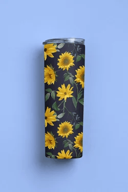 Sun-Kissed Sunflowers 20oz Skinny Tumbler