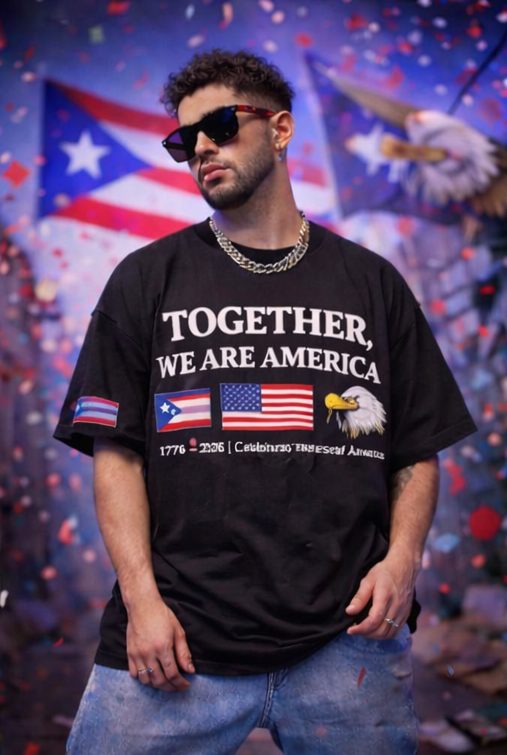 1776-2026 250th Anniversary Together We Are America Aesthetic Tee
