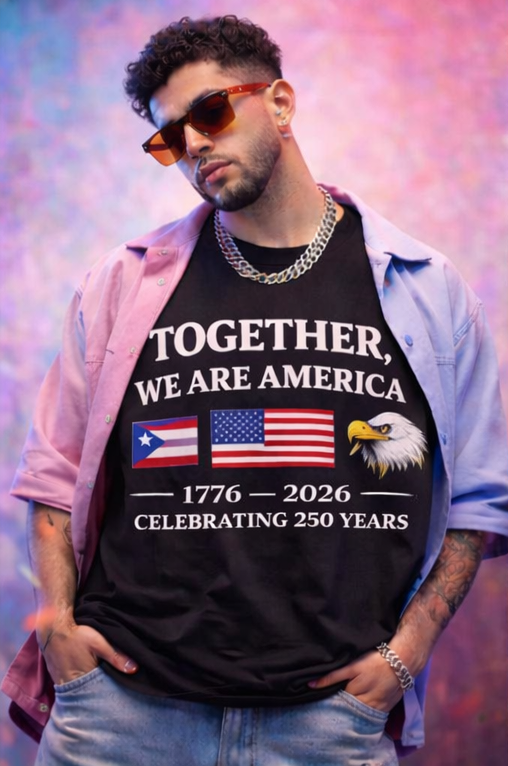 1776-2026 250th Anniversary Together We Are America Aesthetic Tee