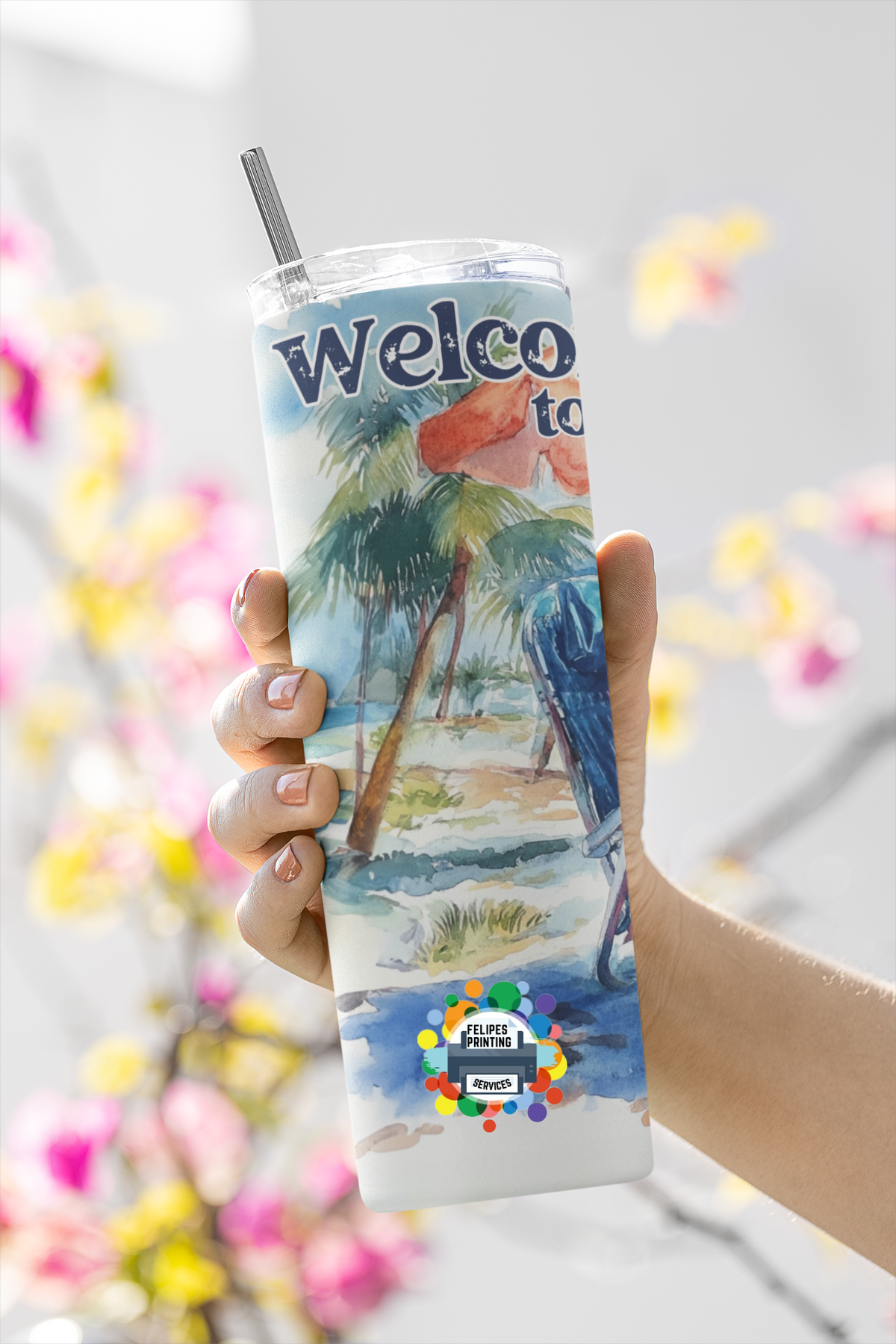 Gulf Of America 20oz Skinny Tumbler