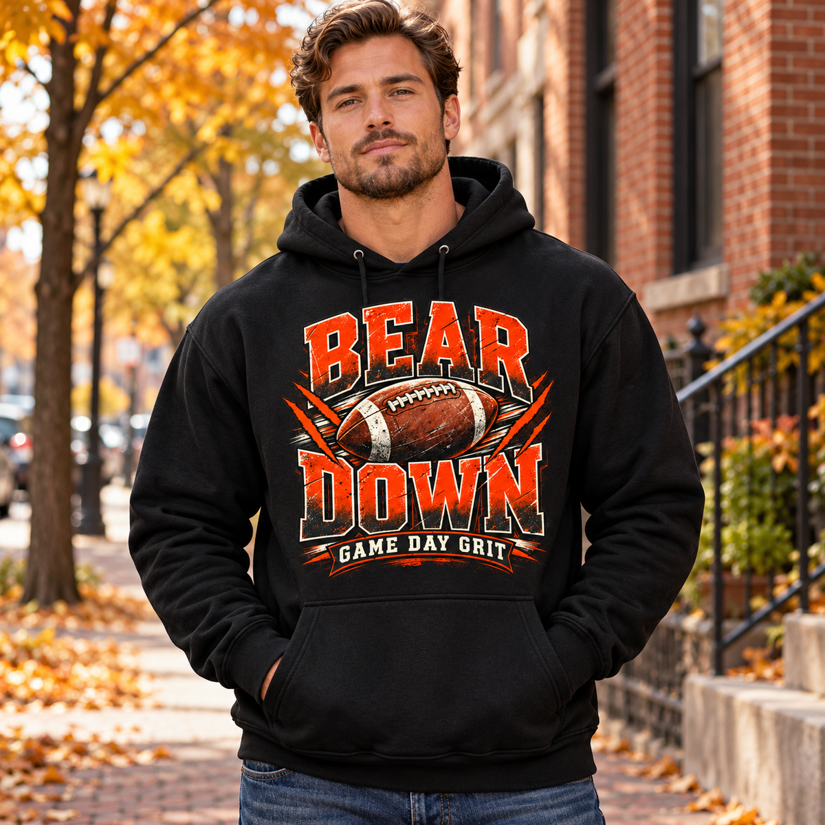 Camiseta de fútbol de doble cara "Good, Better, Best" de Bear Down