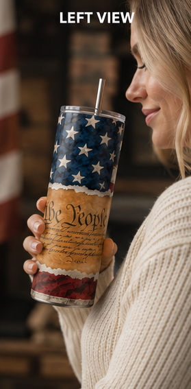 We The People 20oz Skinny Tumbler