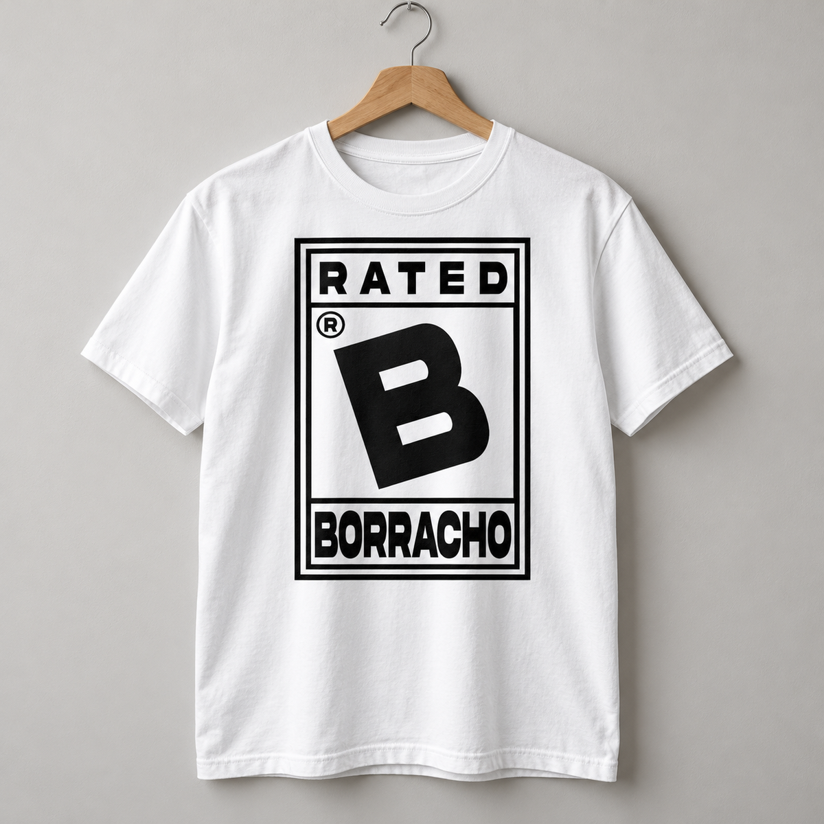 Camiseta B de Borracho
