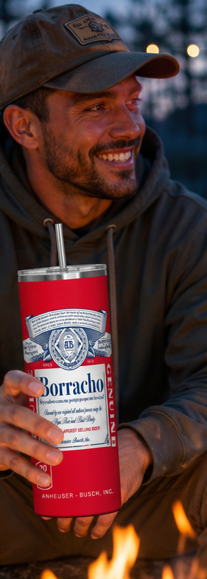 Borracho 20oz Skinny Tumbler