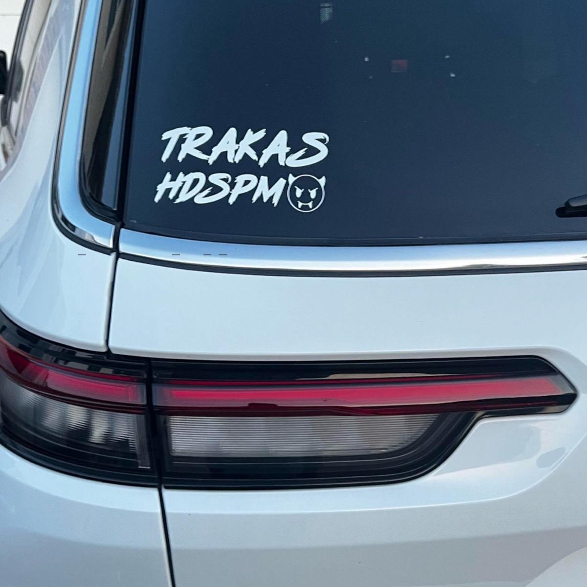 Trakas HDSPM Car Sticker - 1-Pack & 2-Pack Options, Versatile Interior/Exterior Decal, Suitable as Phone Placard