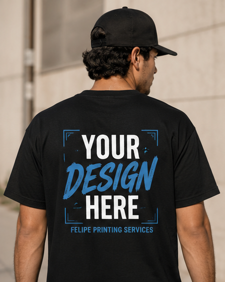 Custom Graphic T-Shirt – Your Design Printed
