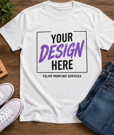 Custom Graphic T-Shirt – Your Design Printed