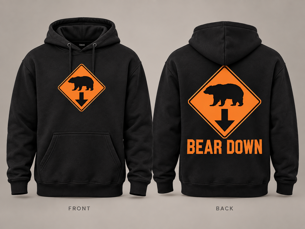 Bear Down Graphic Hoodie