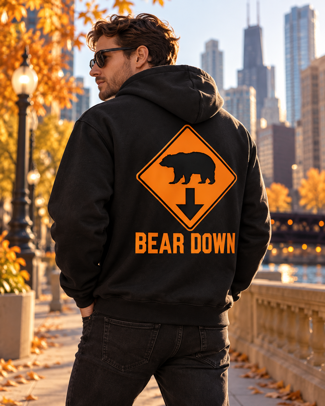 Bear Down Graphic Hoodie