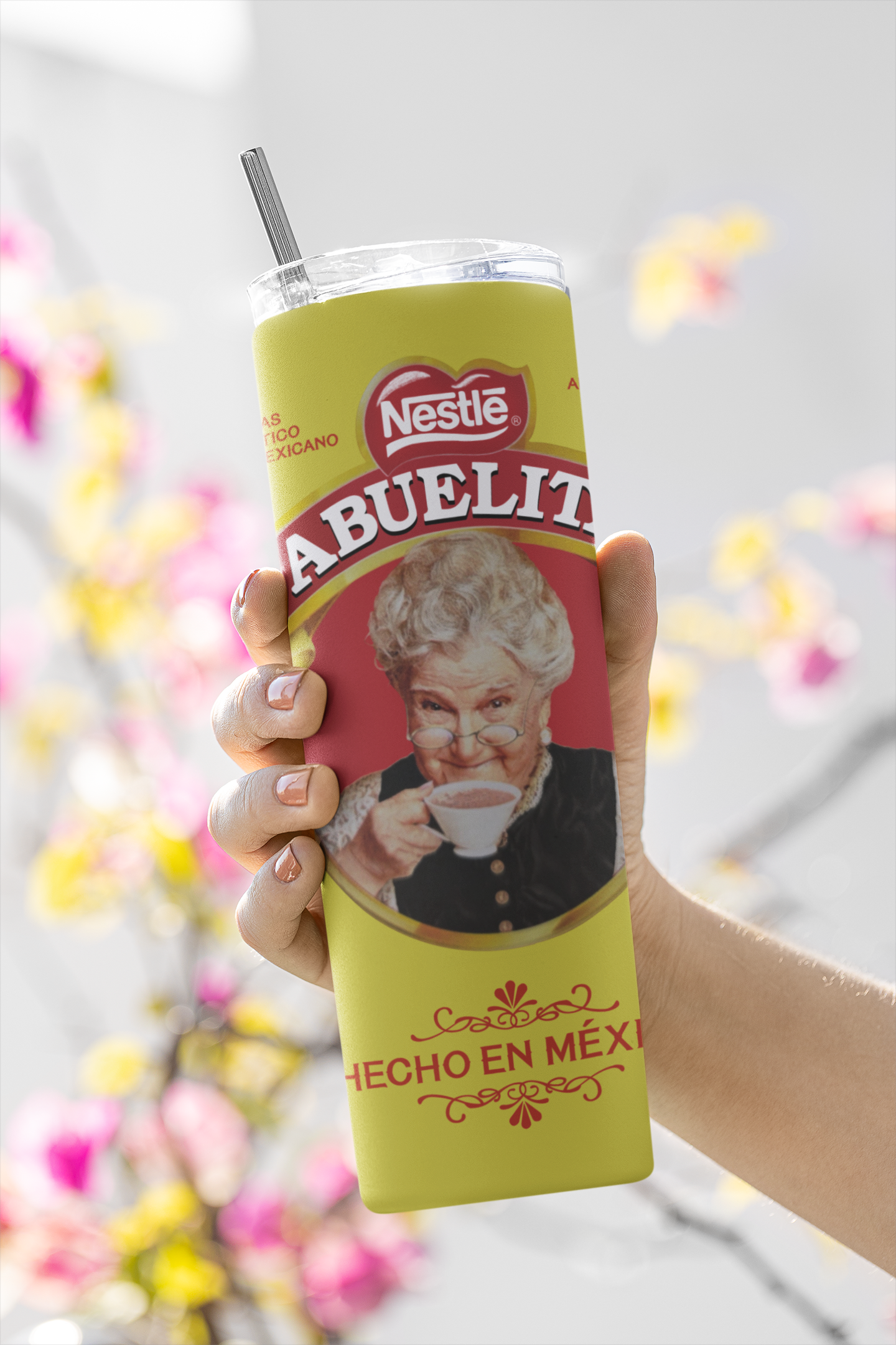 Chocolate Abuelita 20oz Skinny Tumbler