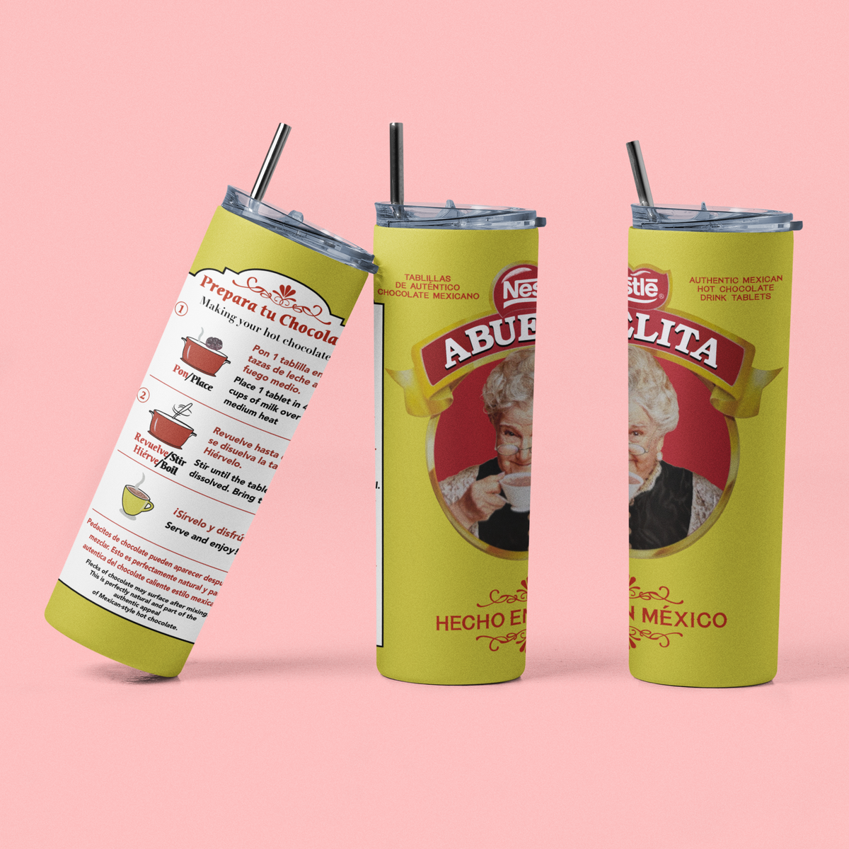 Chocolate Abuelita 20oz Skinny Tumbler