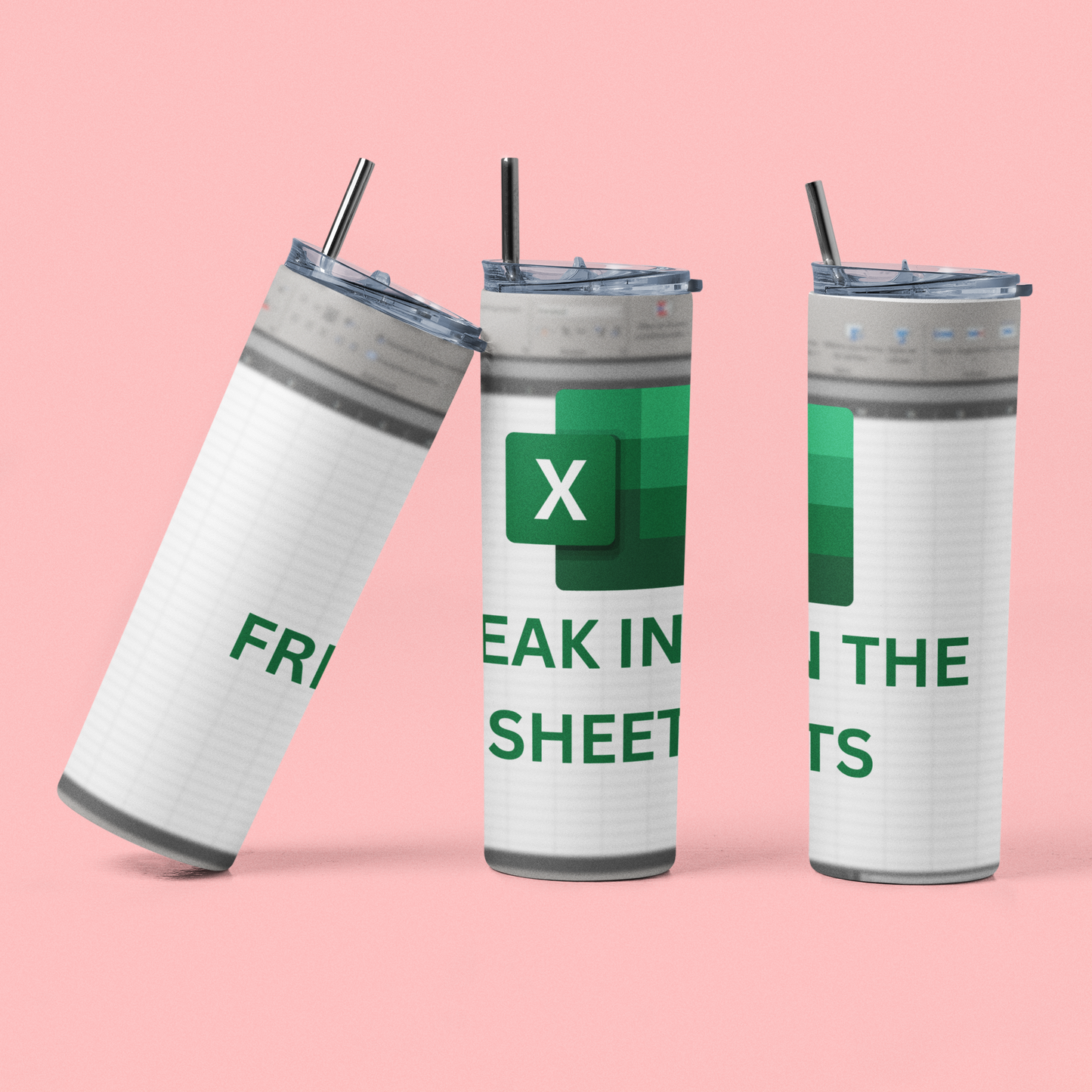 Freak In The Sheets 20oz Skinny Tumbler