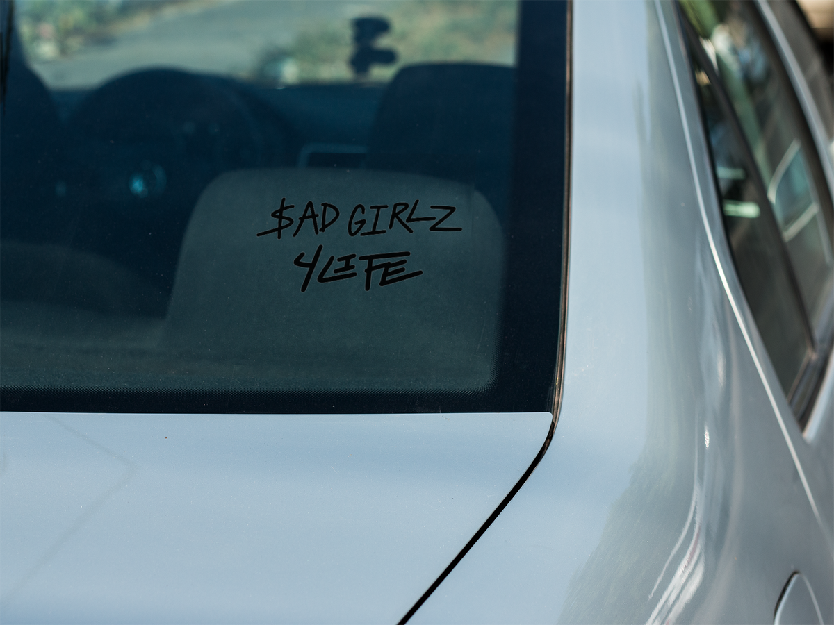 Sad Girlz 4 Life Car Decal.