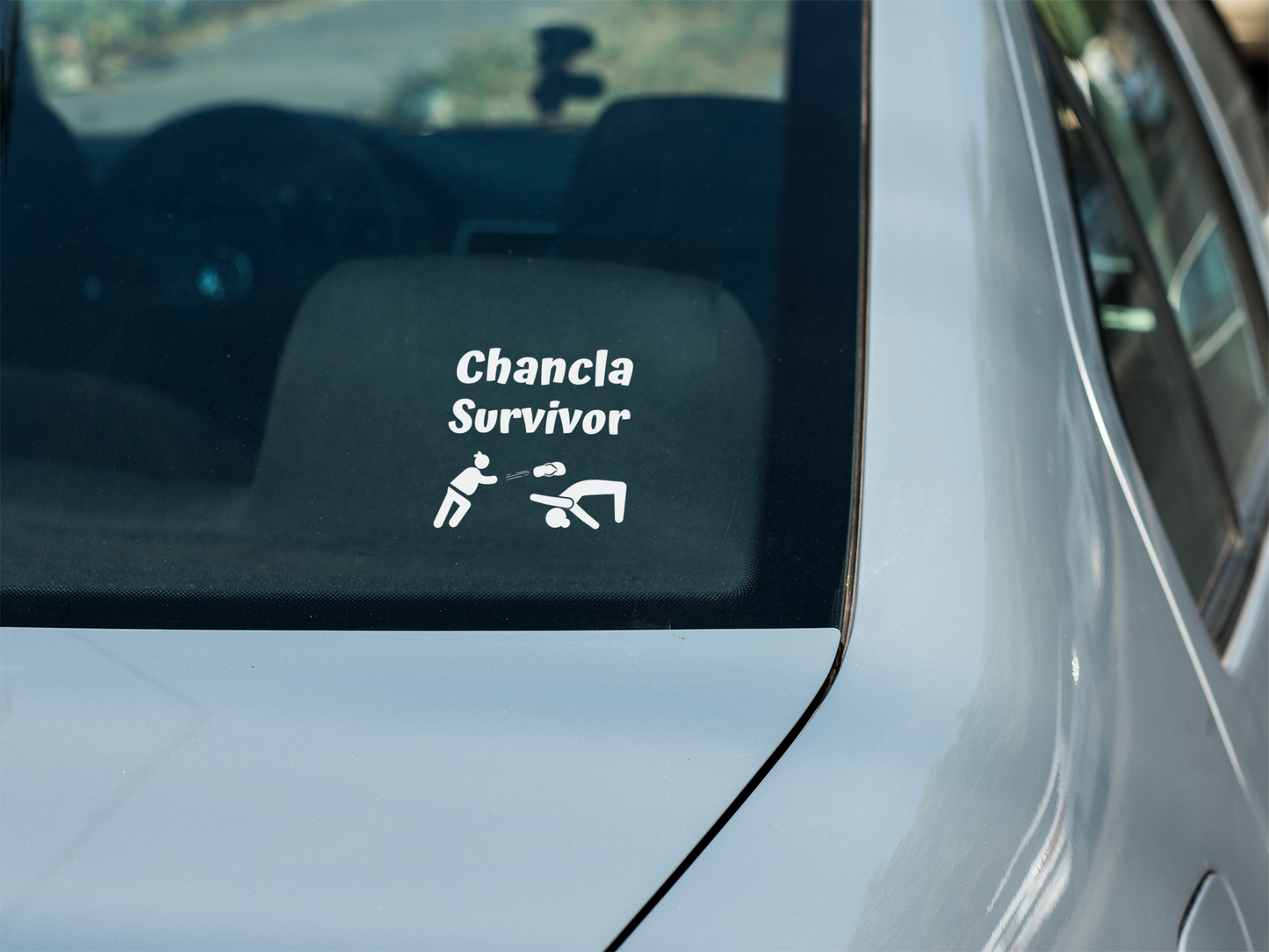 Chancla Survivor Car Decal.