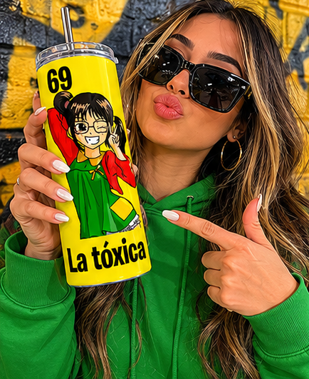 La Chilindrina Toxica 20oz Skinny Tumbler