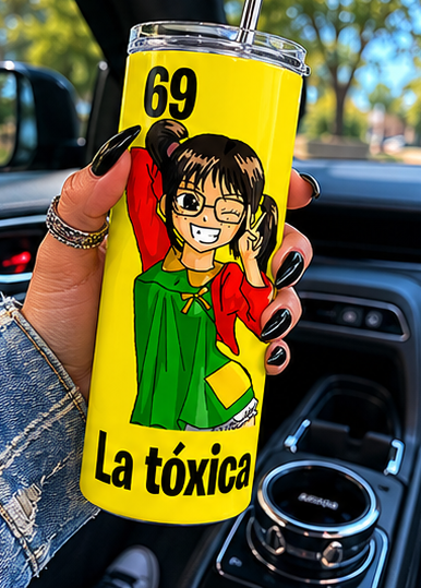 La Chilindrina Toxica 20oz Skinny Tumbler