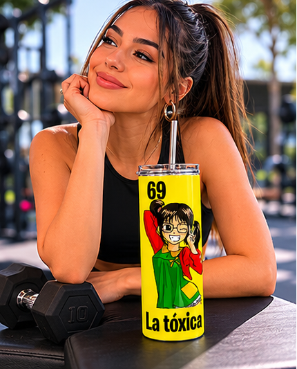 La Chilindrina Toxica 20oz Skinny Tumbler